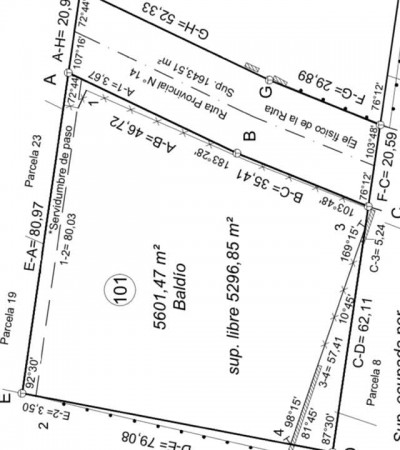 LOTE 5000M SOBRE RUTA SAN ANTONIO